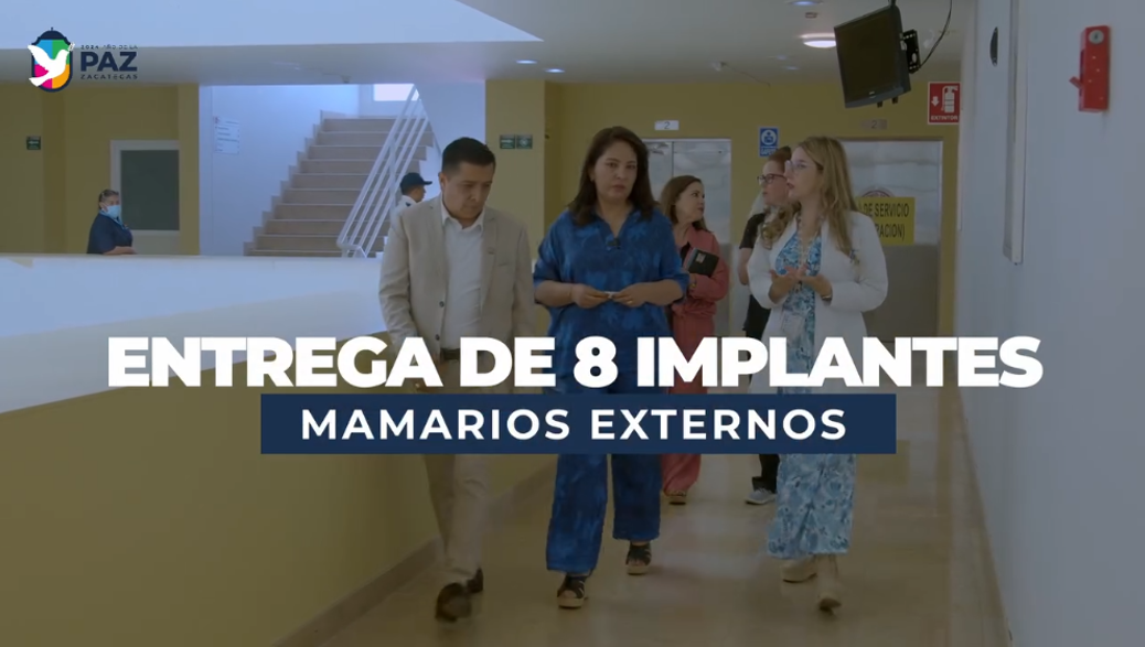 Entrega de 8 Implantes Mamarios Externos